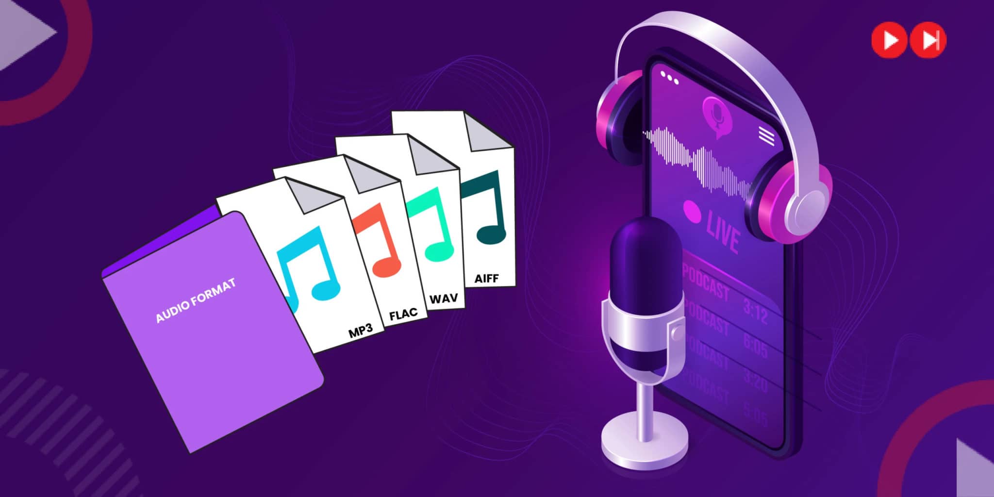 7 Popular audio file types that you should consider