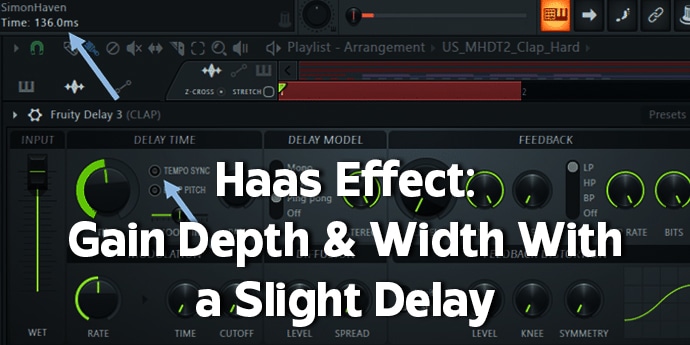Haas Effect Gain Depth Width With a Slight Delay