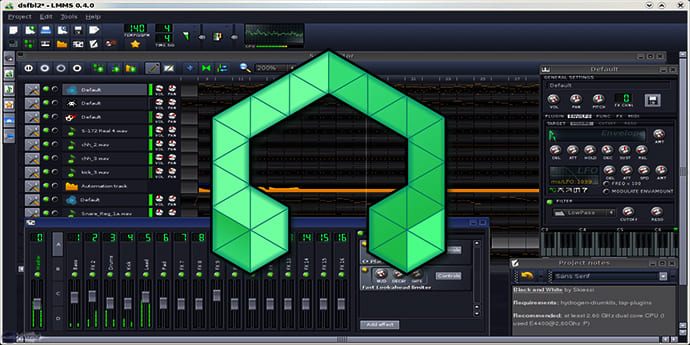 LMMS Linux Multimedia Studio software review