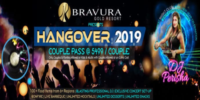 HANGOVER 2019 AT BRAVURA GOLD RESORT GHAZIABAD
