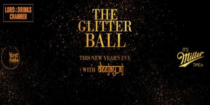 THE GLITTER BALL AT LORD OF DRINKS