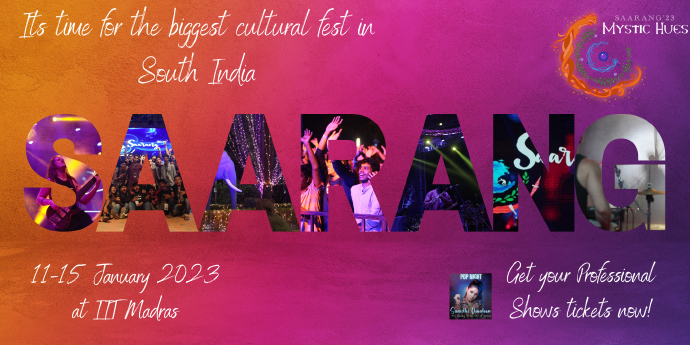 IIT Madras' Cultural Fest Saarang Returns in Grand Fashion, Celebrating 28th Anniversary and 'Mystic Hues' Theme
