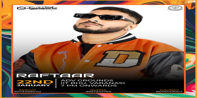 Raftaar, Bollywood Rap King, the star attraction at Kashiyatra’23