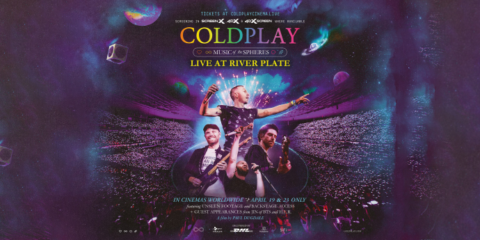 ‘Coldplay – Music of the Spheres’ to screen in cinemas worldwide in April