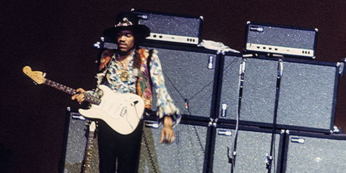 Jimmi Hendrix- popular rock and roll artist