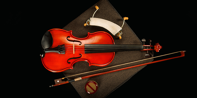 violin- main rock music instrument