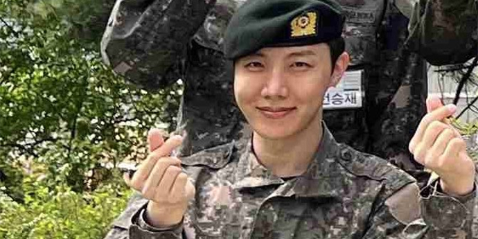 K-pop Icon J-Hope’s Military Look Goes Public Through Social Media