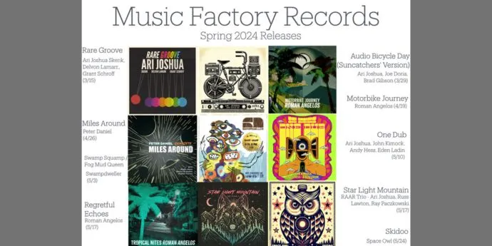 The Music Factory Label’s Spring 2024 Release Schedule Unveiled!